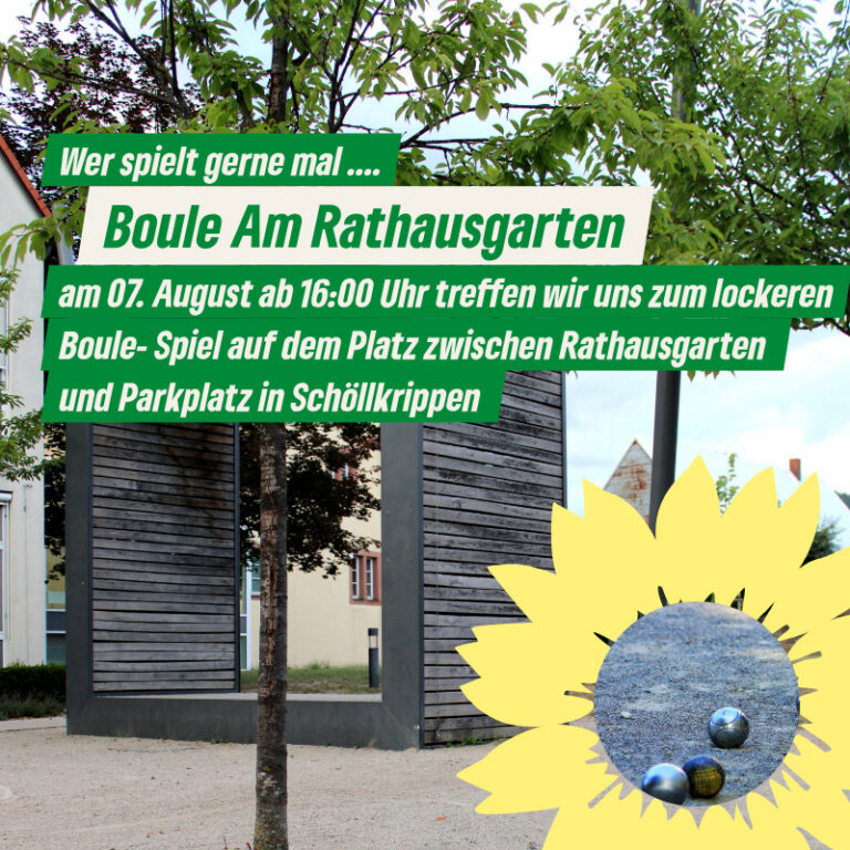 07. August: Boule am Rathausgarten