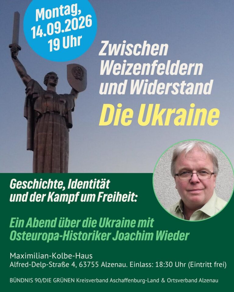 Veranstaltungstipp: Ein Abend über die Ukraine mit Osteuropa-Historiker Joachim Wieder