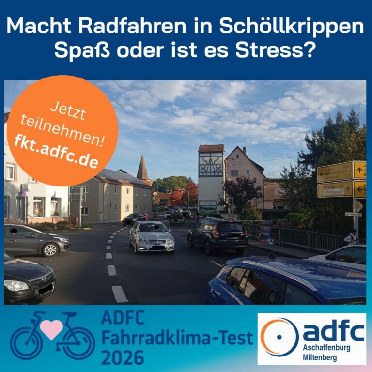 Bericht: Fahrradveranstaltung mit dem ADFC Aschaffenburg / Miltenberg